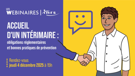 Accueil d'un intérimaire en entreprise : webinaire INRS