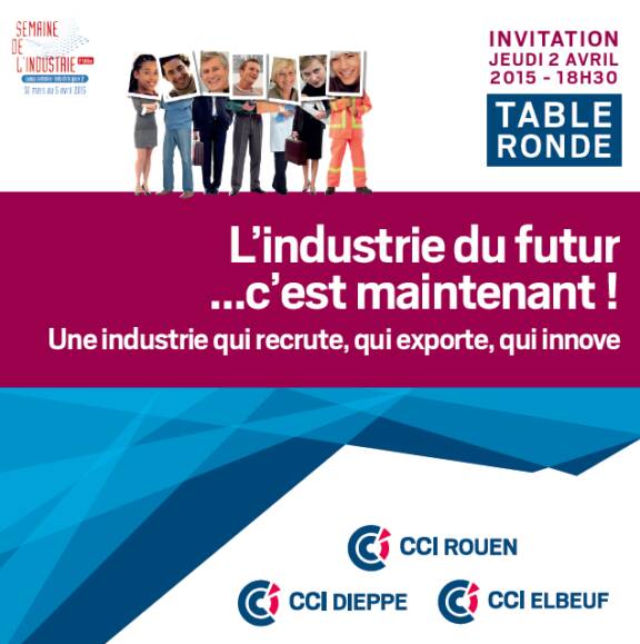 2 avril 2015 : L'industrie du futur... c'est maintenant !