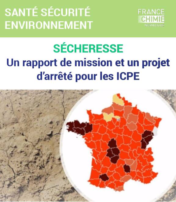 La sécheresse fait l'actualité : rapport de mission, projet d'arrêté pour les ICPE