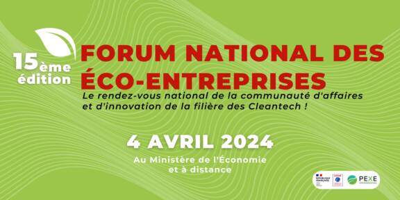 Forum National des éco-entreprises 2024