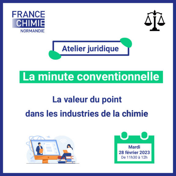 La minute conventionnelle : la valeur du point dans les industries de la chimie