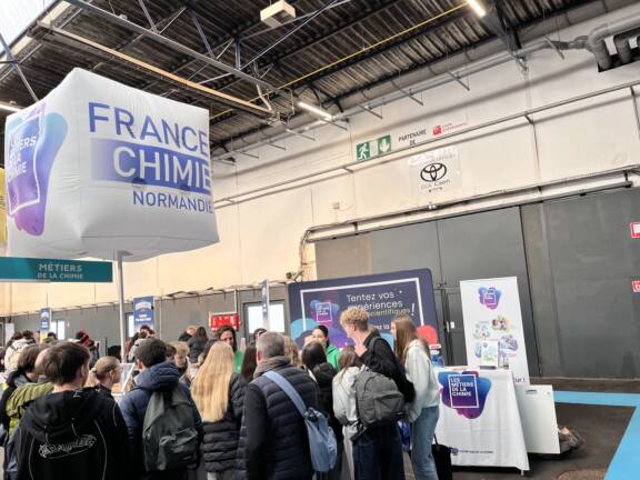 France Chimie Normandie au Salon de l'Orientation et des Métiers de Caen