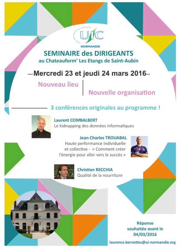 Séminaire des dirigeants 2016 : nouveau format !