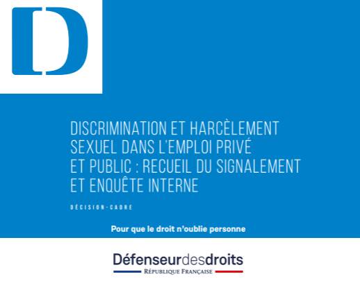 Discrimination et harcèlement sexuel dans l'emploi...