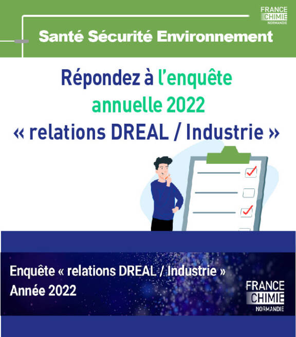 Enquête annuelle « relations DREAL / Industrie » sur l’année 2022